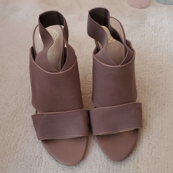 Vince Camuto Shoes - Vince Camuto Taupe wedge sandal